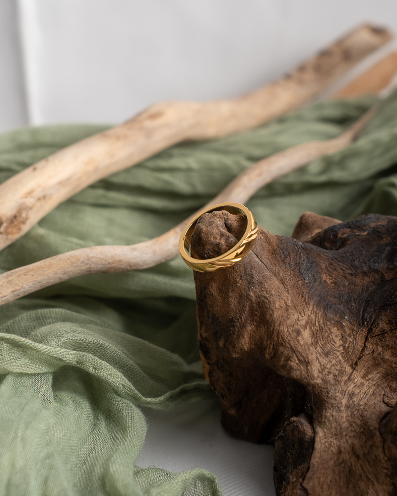 Alliances posées sur fond clair