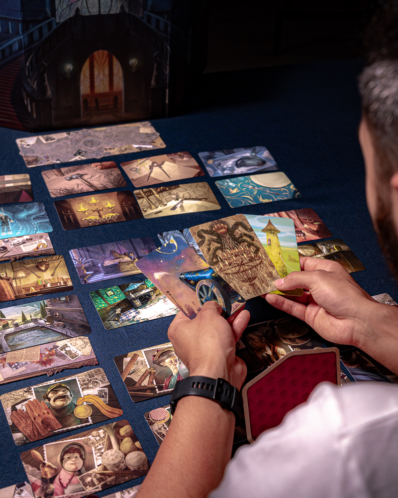 Plateau et pièces de Mysterium