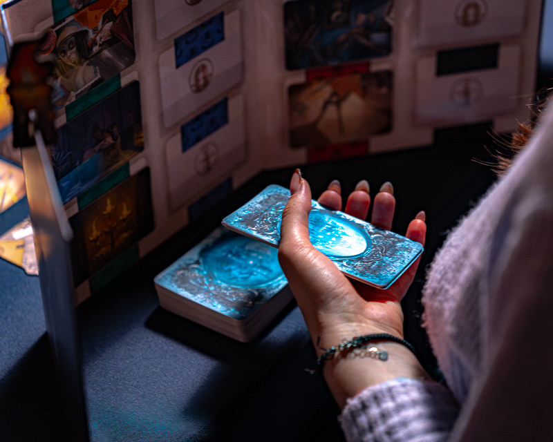 Plateau et pièces de Mysterium