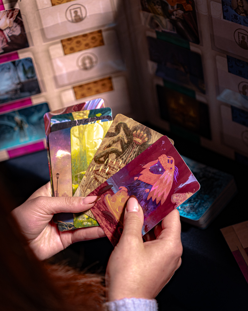 Plateau et pièces de Mysterium