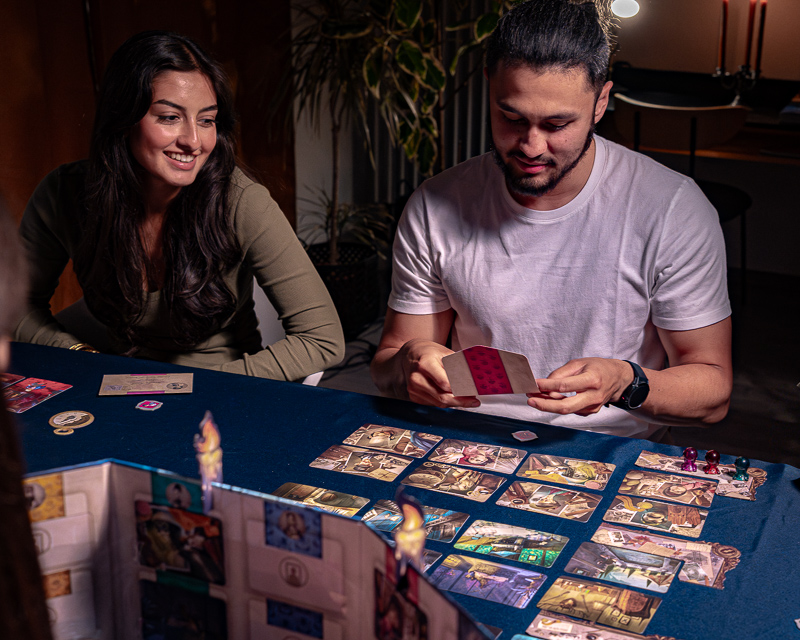 Plateau et pièces de Mysterium